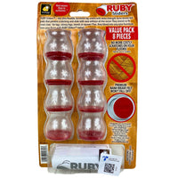 Thumbnail for Ruby Sliders Flexible Chair Sliders That Protect Your Floors! (60 Pcs Lot) - Discount Wholesalers Inc