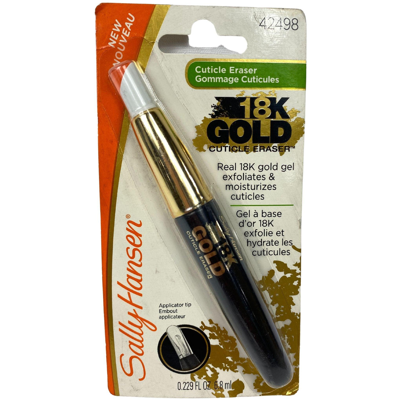 Sally Hansen Cuticle Eraser Gommage Cuticles 18K Gold Cuticle Eraser 0.229FL.OZ (50 Pcs Lot) - Discount Wholesalers Inc