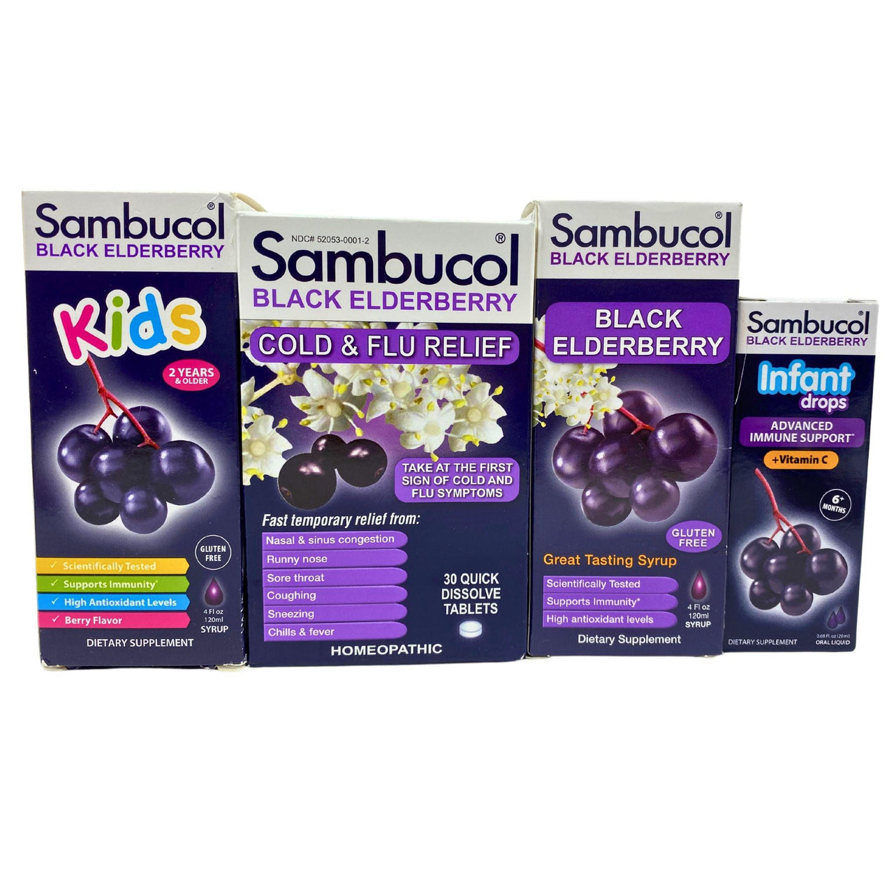 Sambucol Assorted Mix (38 Pcs Lot) - Discount Wholesalers Inc