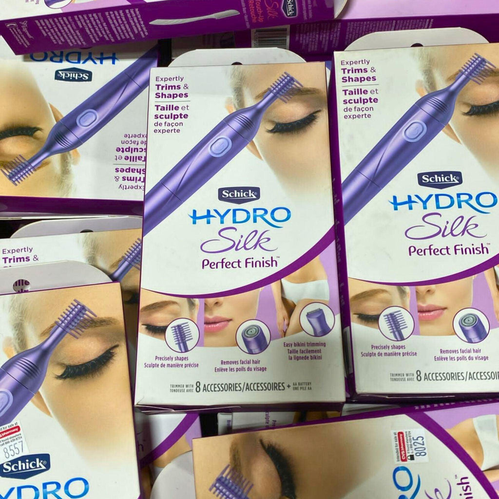 Schick Hydro Silk Perfect Finish Trimmer, 8-in-1 Grooming Kit for Women(30Pcs Lot) - Discount Wholesalers Inc