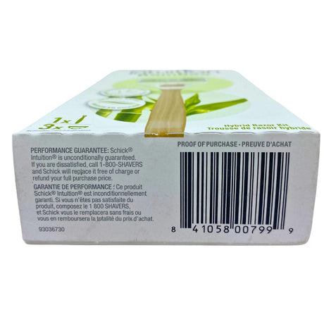 Schick Intuition Bamboo Hydrid Razor Kit - 3 Flexible Blades & 1 Razor (40 Pcs Lot) - Discount Wholesalers Inc