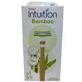 Schick Intuition Bamboo Hydrid Razor Kit - 3 Flexible Blades & 1 Razor (40 Pcs Lot) - Discount Wholesalers Inc