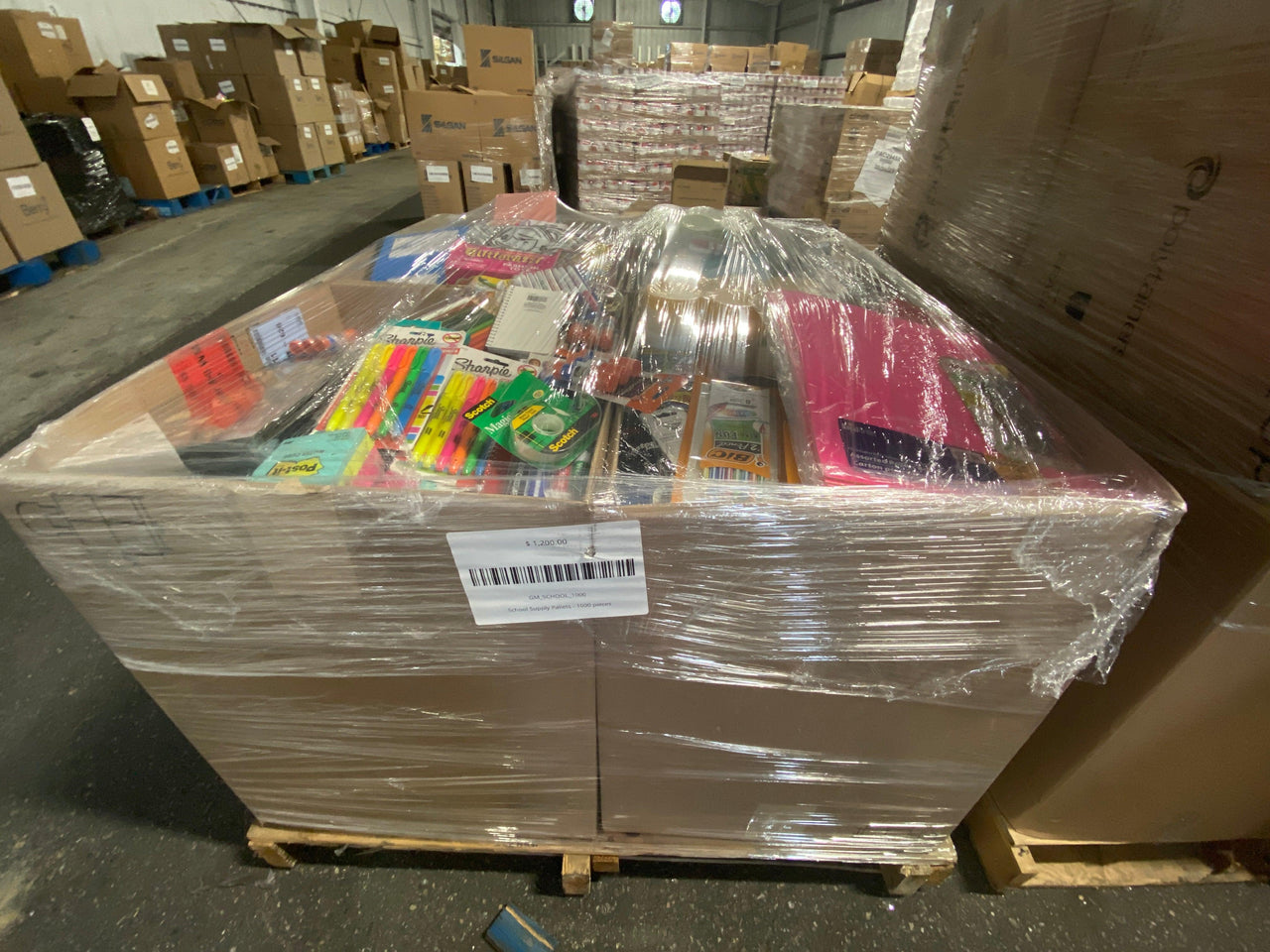 School Supply Pallets (1000 Pcs Pallet) - Discount Wholesalers Inc