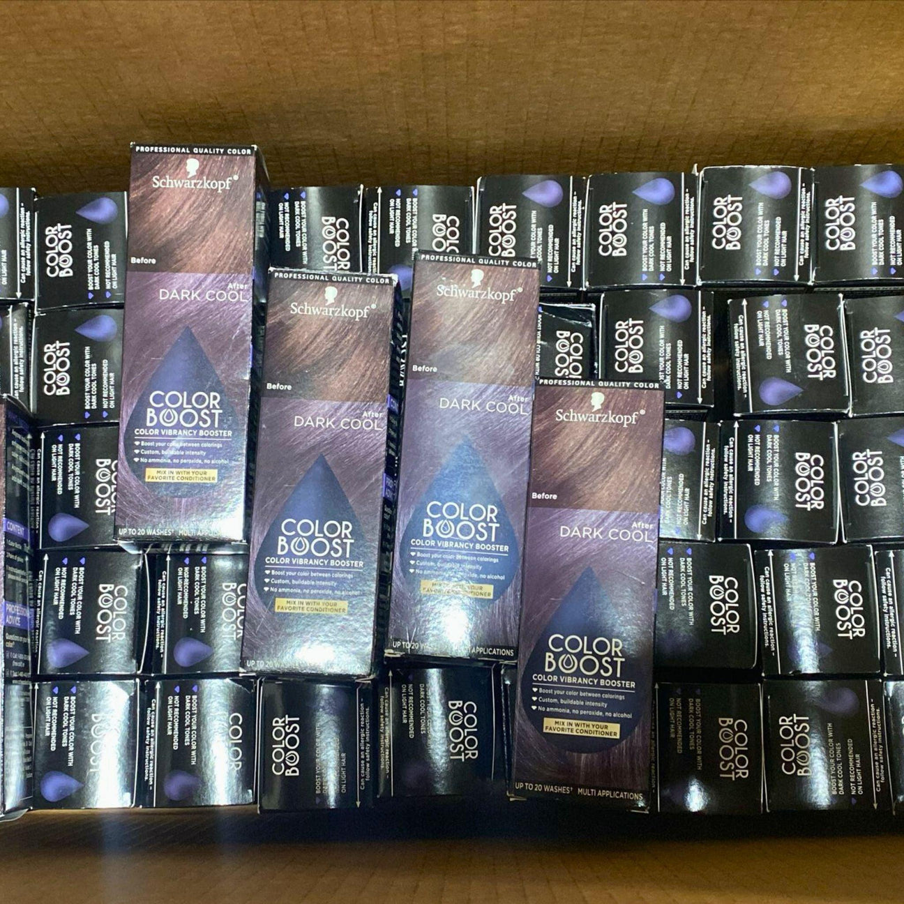 Schwarzkopf Color Boost Color Vibrancy Booster Dark Cool (50 Pcs Lot) - Discount Wholesalers Inc