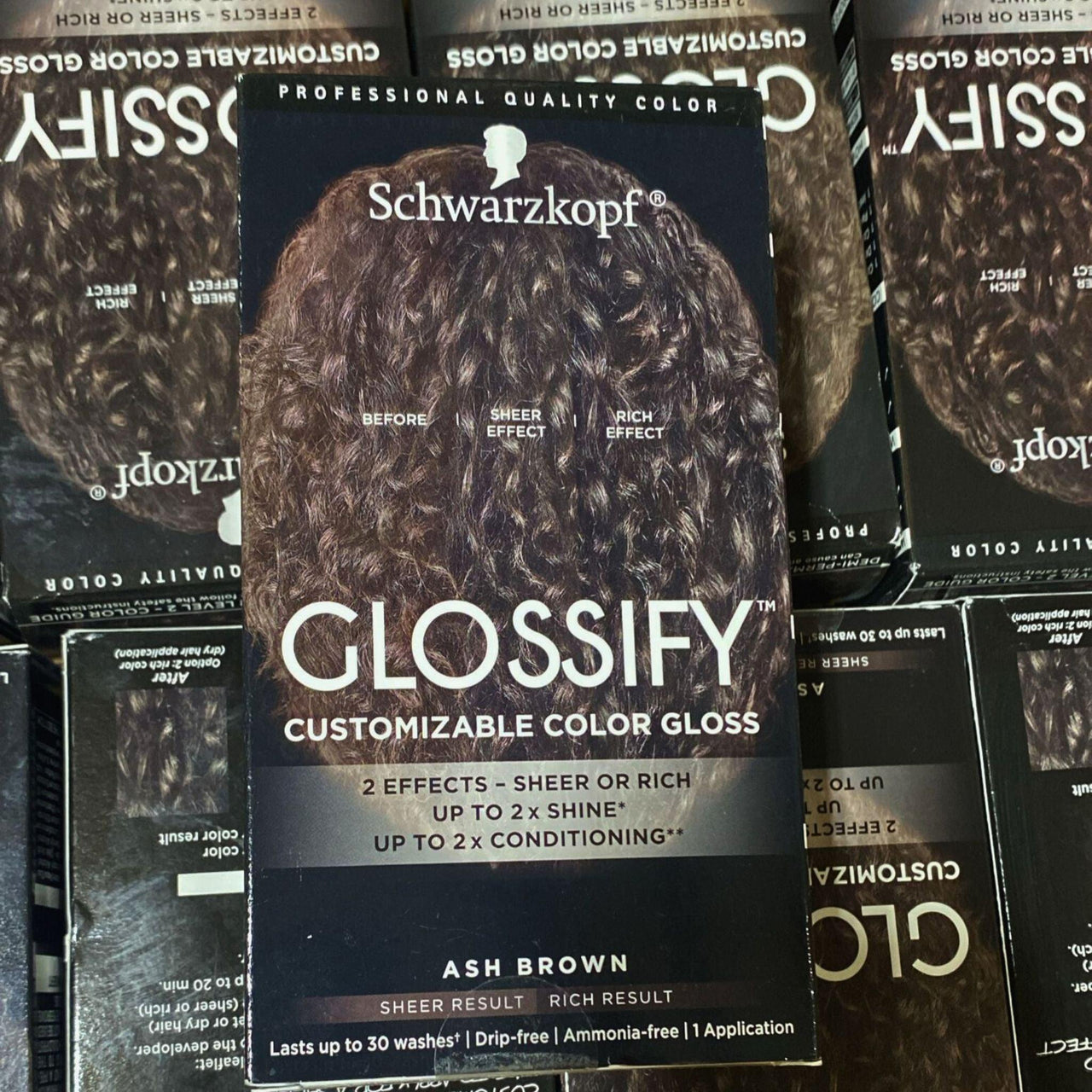 Schwarzkopf Glossify Customizable Color Gloss 2 effects (70 Pcs Lot) - Discount Wholesalers Inc