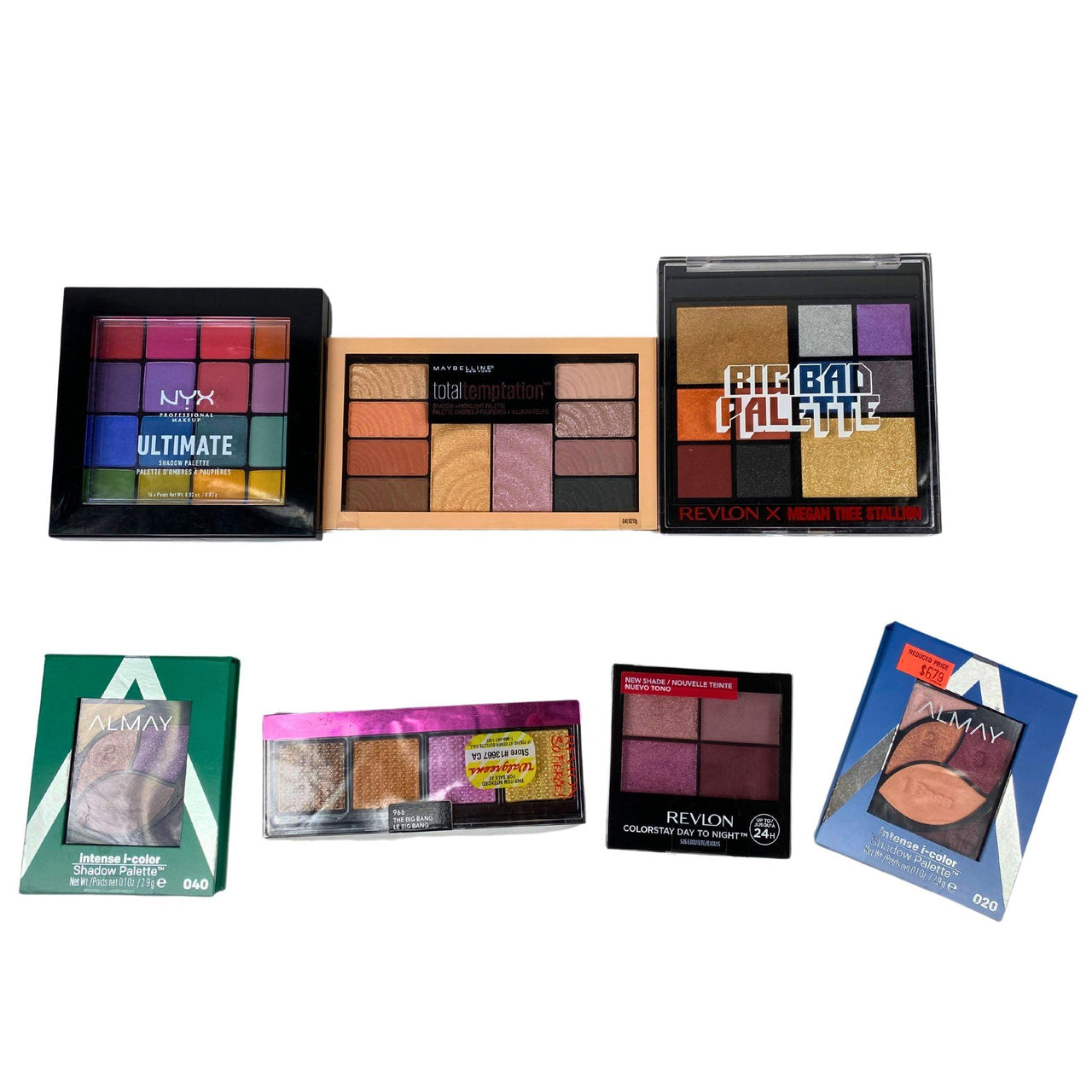 Shadow Palette Mix Assorted Brands (50 Pcs Lot) - Discount Wholesalers Inc