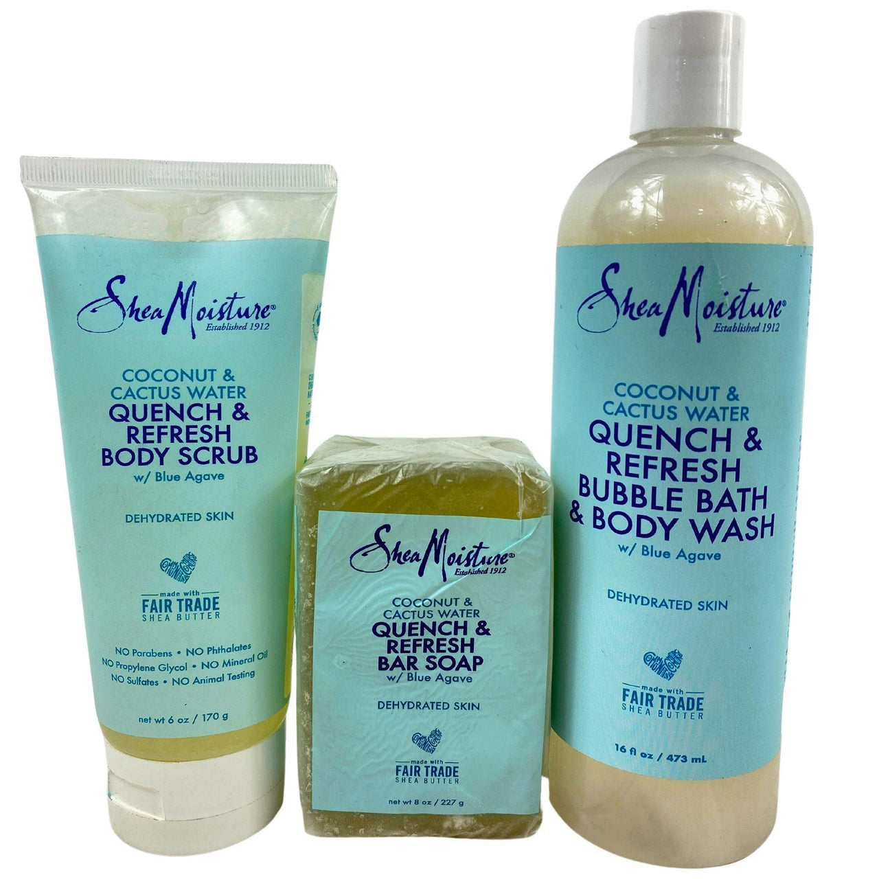 Shea Moisture Coconut & Cactus Water Assorted Mix Quench & Refresh (45 Pcs Lot) - Discount Wholesalers Inc