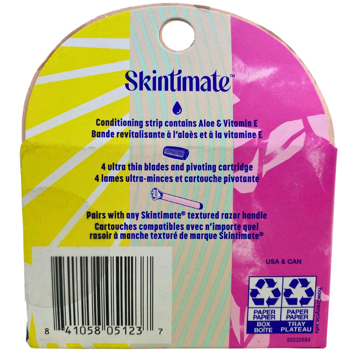 Skintimate Fits All Skintimate Handles 4 Ultra Thin Blades (50 Pcs Lot) - Discount Wholesalers Inc