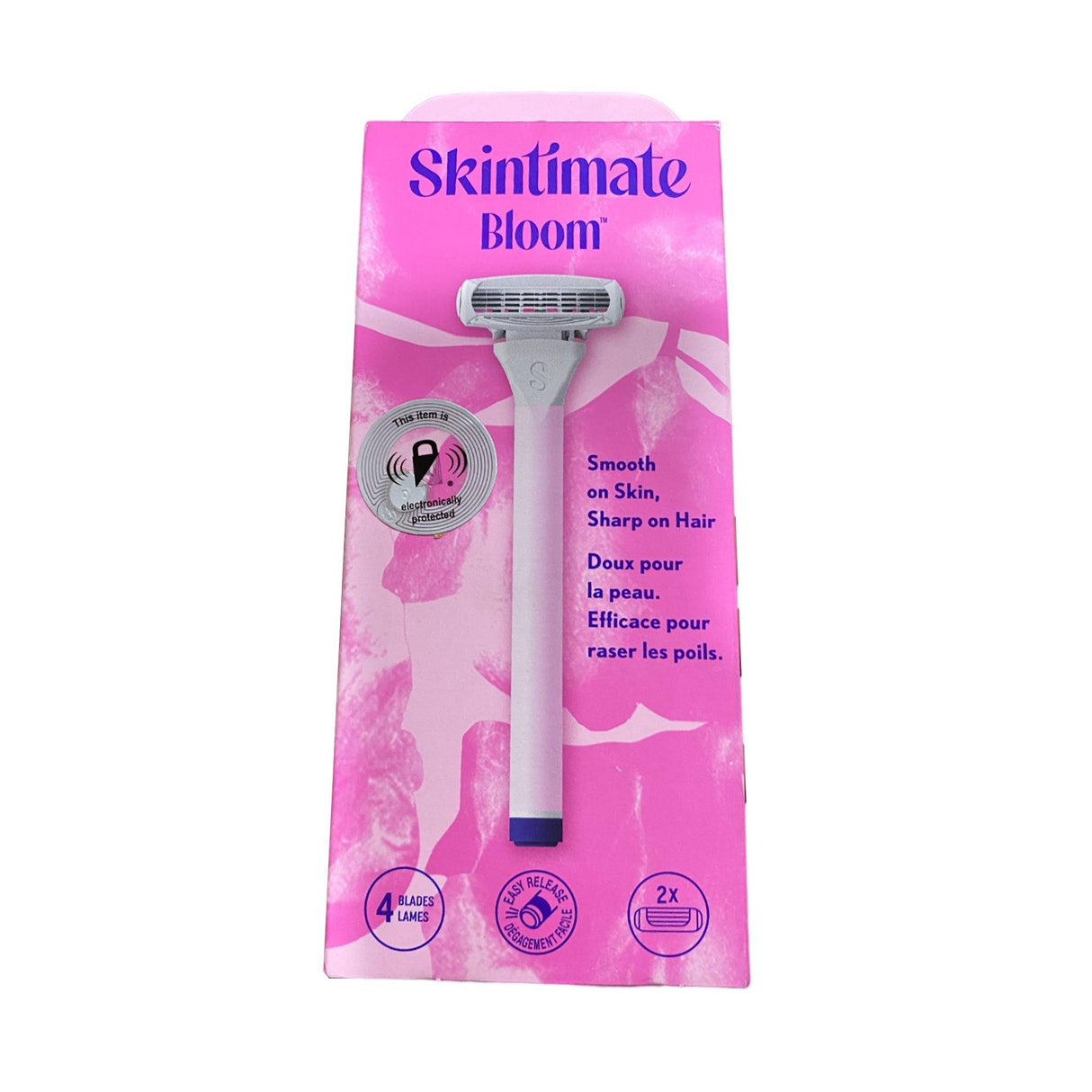 Skintimate Smooth on Skin Sharp on Hair , 1 Razor 2 Cartridges (50 Pcs Box) - Discount Wholesalers Inc