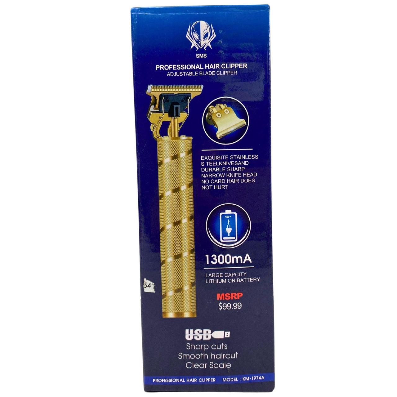 SMS Professional Hair Clipper Adjustable Blade Clipper (20 Pcs Lot) - Discount Wholesalers Inc