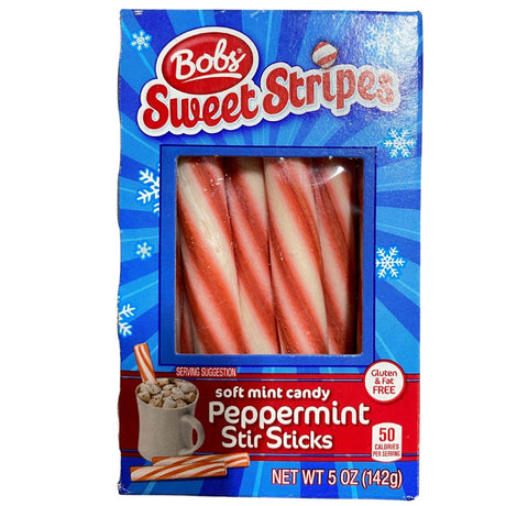 Soft Mint Candy Peppermint Stir Sticks (120 Pcs Lot ) - Discount Wholesalers Inc