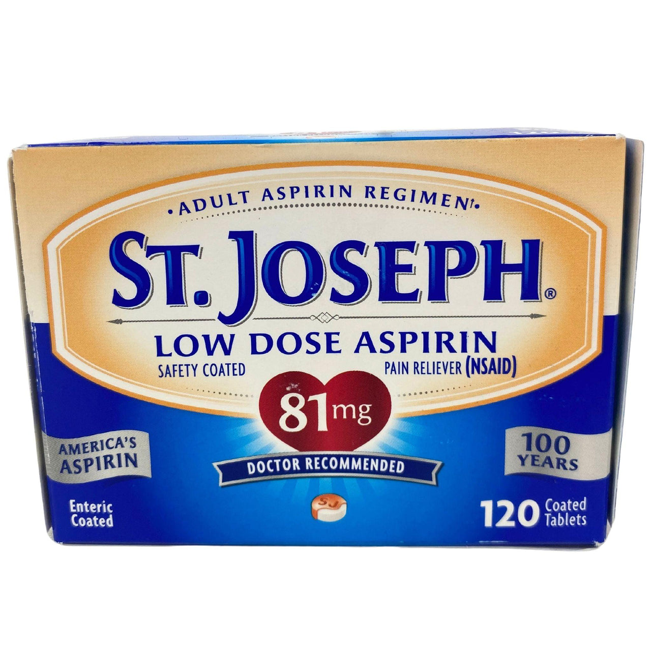 ST.JOSEPH Low Dose Aspirin Pain Reliever 81mg (50 Pcs Lot) - Discount Wholesalers Inc