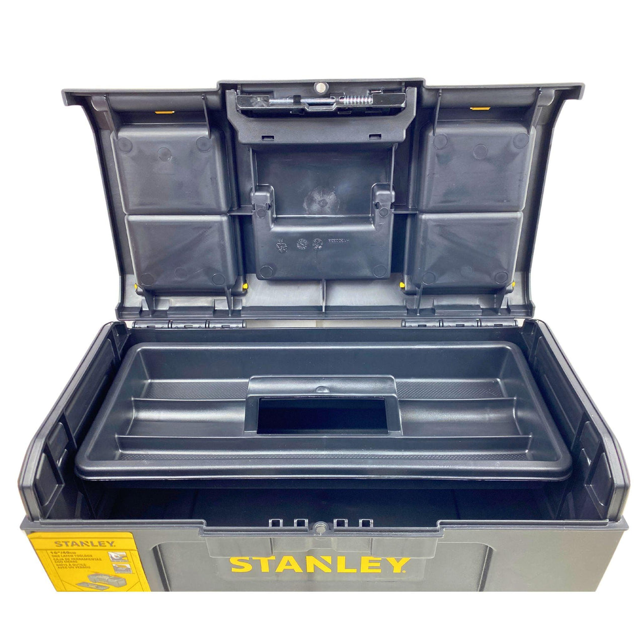 Stanley 16''/40cm One Latch Toolbox (24 Pcs Lot) - Discount Wholesalers Inc