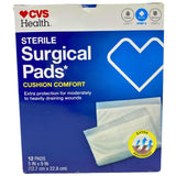 Sterile Surgical Pads Cushion Comfort all one size 5INx9IN (60 Pcs Lot) - Discount Wholesalers Inc