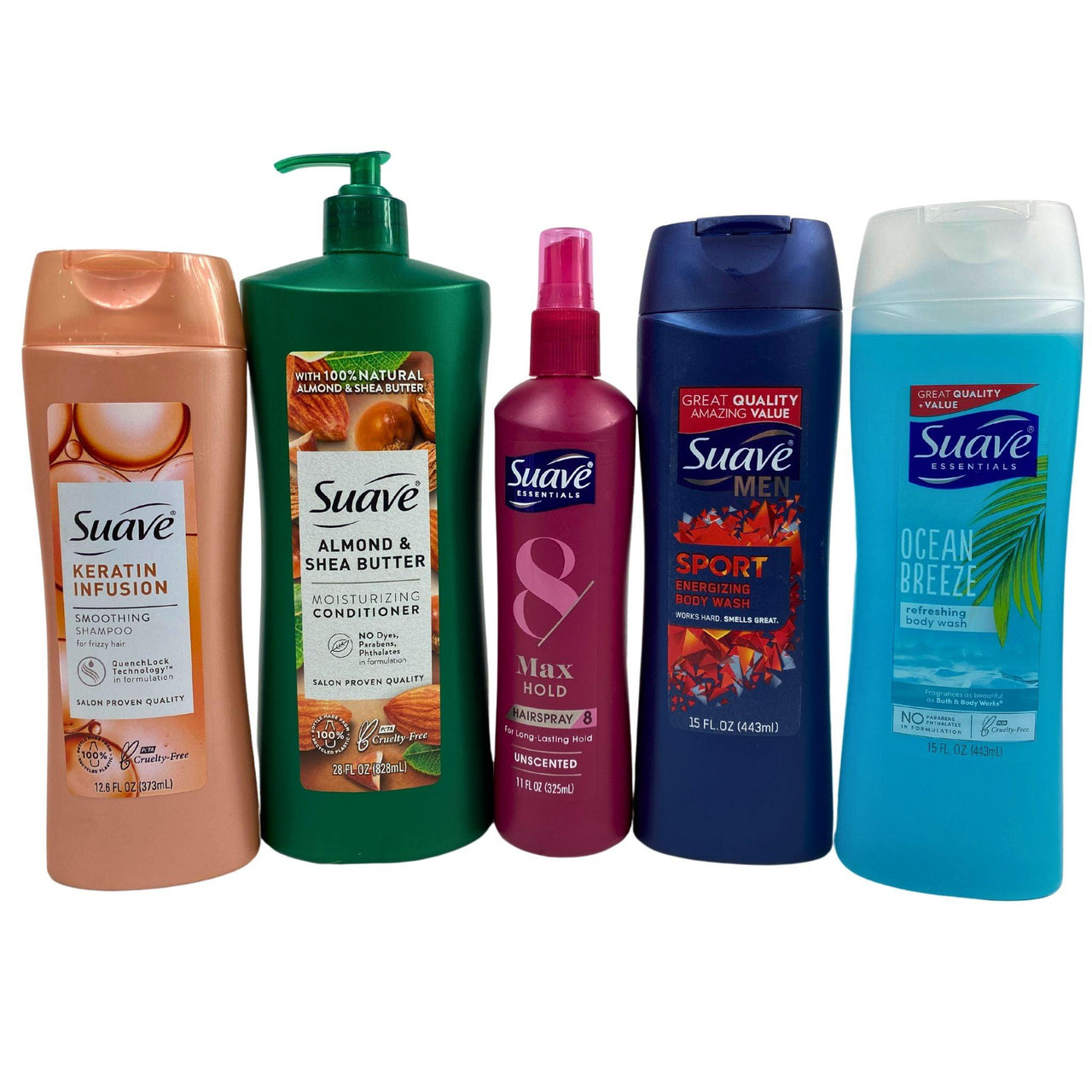 Suave Assorted Products - May Include Bodywash, Conditioner & Shampoo (50 Pcs Lot) - Discount Wholesalers Inc