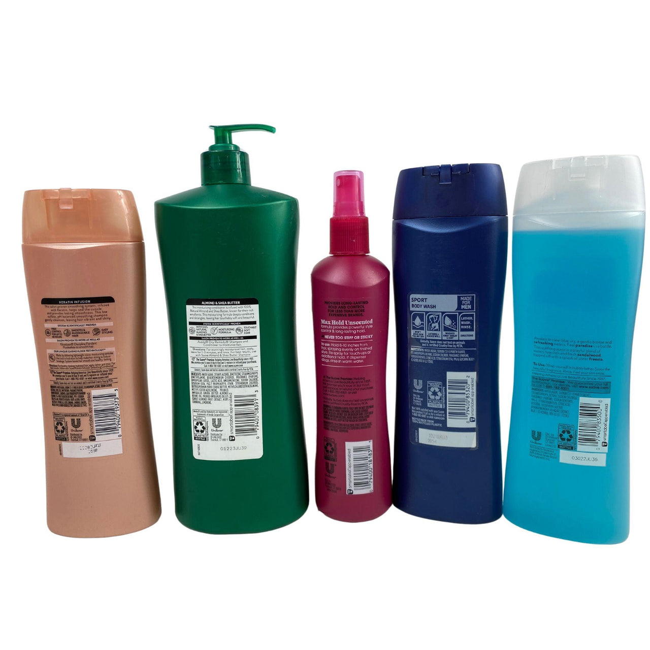Suave Assorted Products - May Include Bodywash, Conditioner & Shampoo (50 Pcs Lot) - Discount Wholesalers Inc