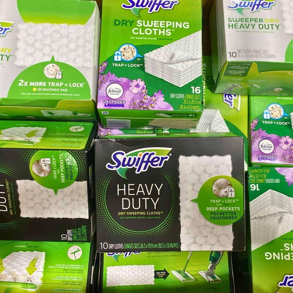 Swiffer Dry Sweeping Cloths Assorted Mix (50 Pcs Lot) - Discount Wholesalers Inc