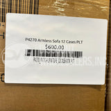 Armless Sofa (12 Cases Per Pallet)