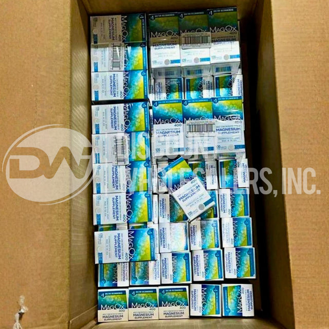Mag-Ox 400 Magnesium Oxide Dietary Mineral Supplement Tablets 120 Ct (65 Pcs Lot)