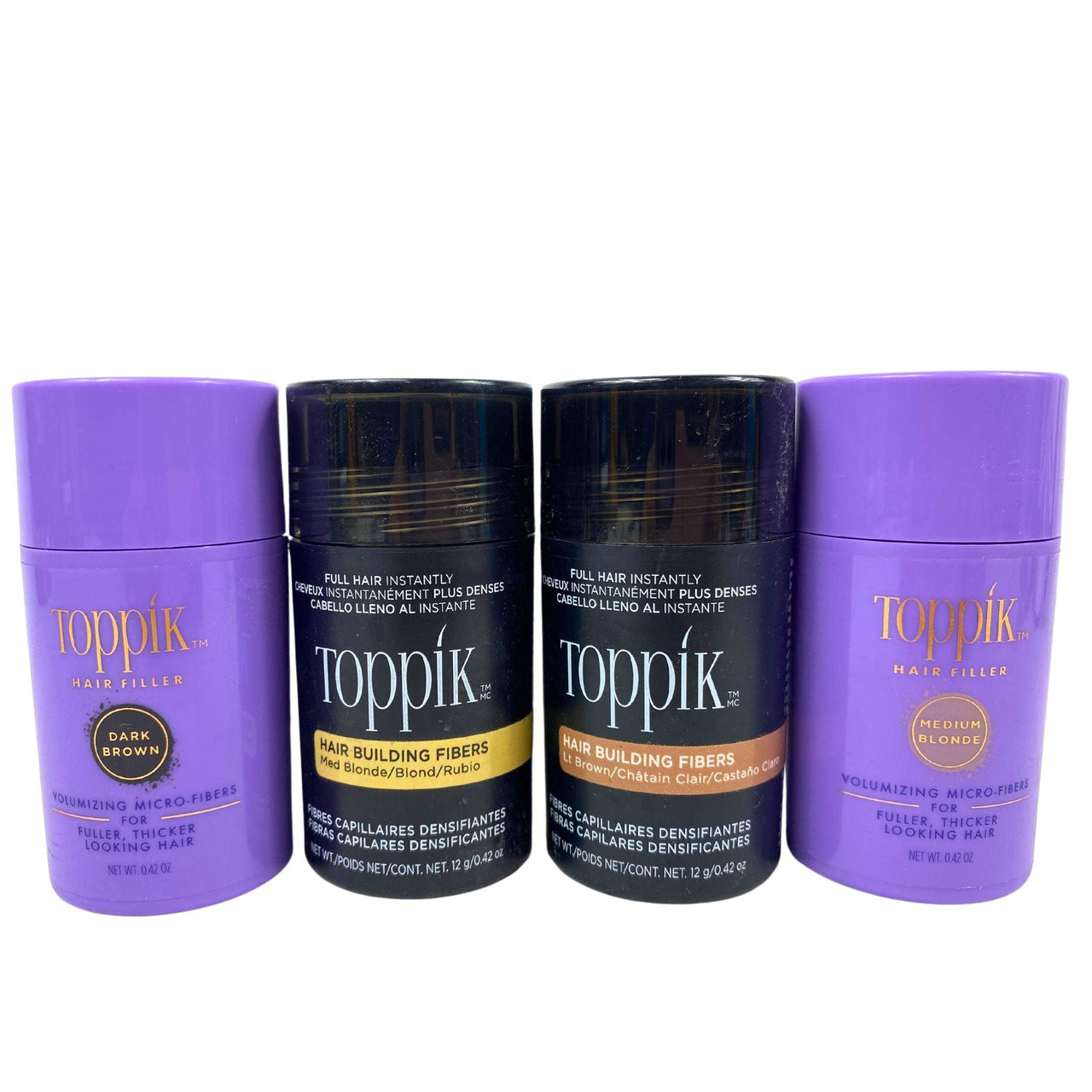 Toppik Hair Building Fibers Full Hair Instantly Assorted Colors 0.42OZ (35 Pcs Lot) - Discount Wholesalers Inc