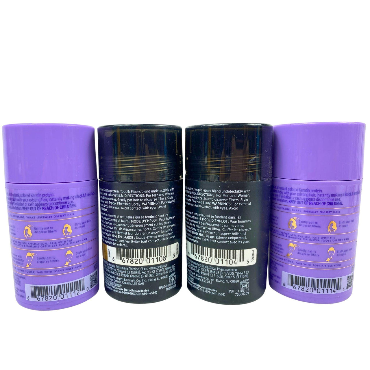 Toppik Hair Building Fibers Full Hair Instantly Assorted Colors 0.42OZ (35 Pcs Lot) - Discount Wholesalers Inc