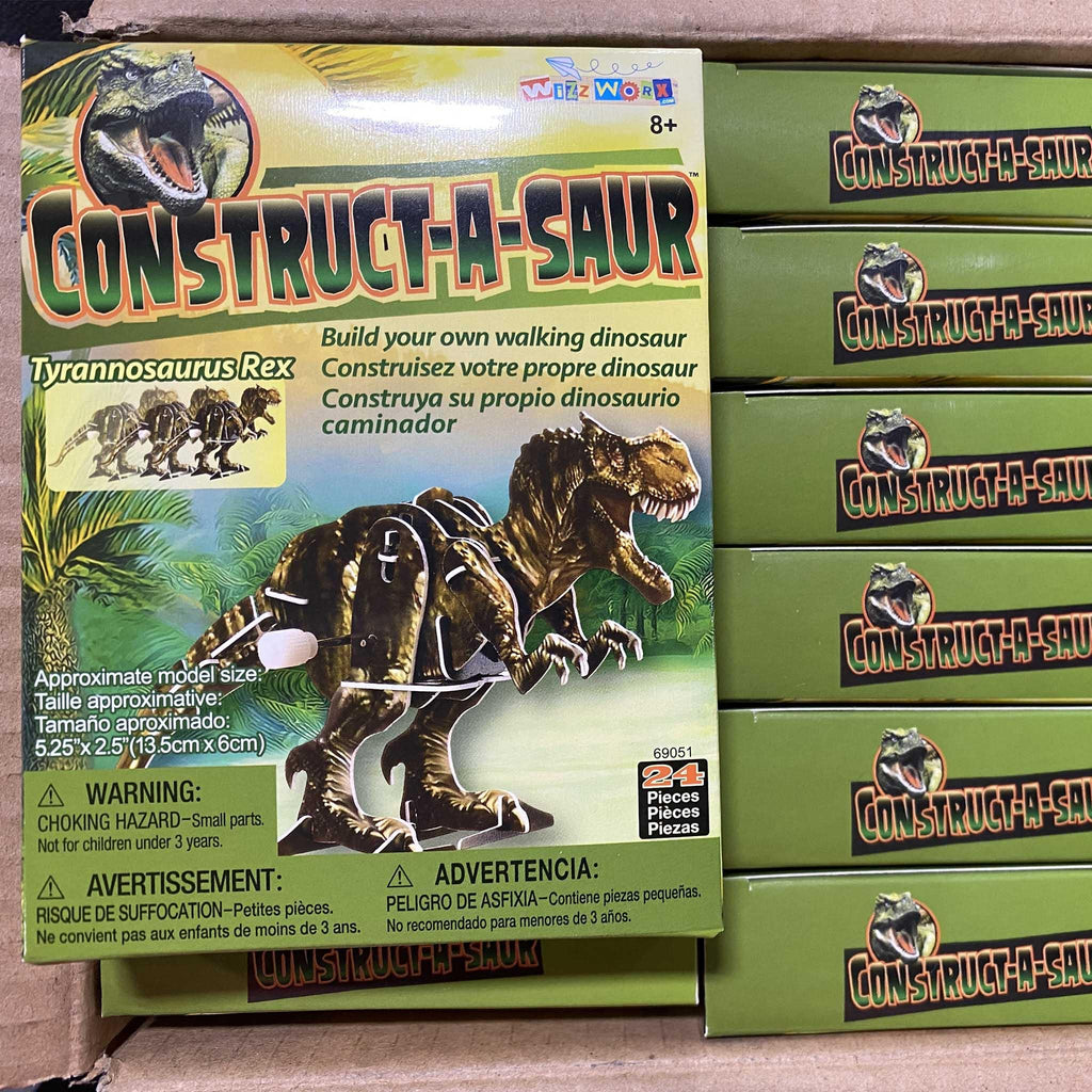 Toys Construct-A-Saur Build Your Own Walking Dinosaur (120 Pcs Box) - Discount Wholesalers Inc