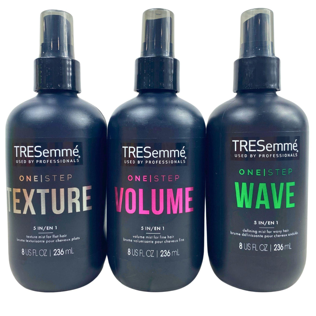 TRESemme 8oz One Step Volume,Wave & Texture 5 in 1 (30 Pcs Lot) - Discount Wholesalers Inc