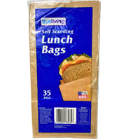 Thumbnail for True Living Self Standing Lunch Bags (60 Pcs Lot) - Discount Wholesalers Inc
