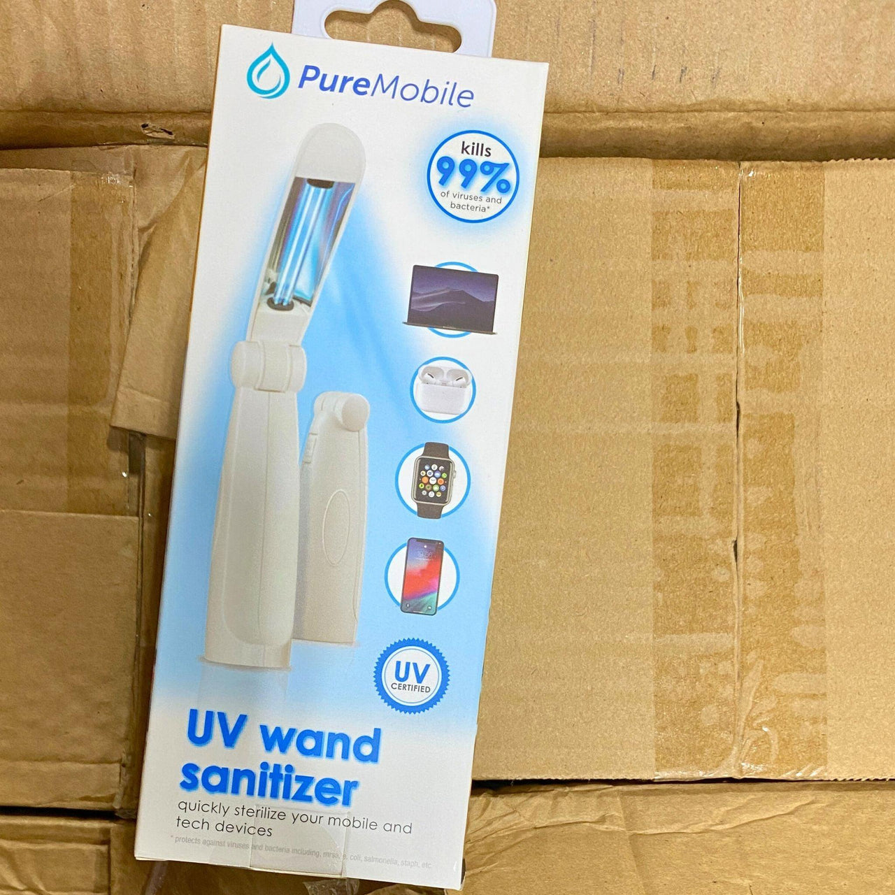 UV Wand Sanitizer Quickly Sterilize Your Mobile And Tech Devices (24 Pcs Lot) - Discount Wholesalers Inc