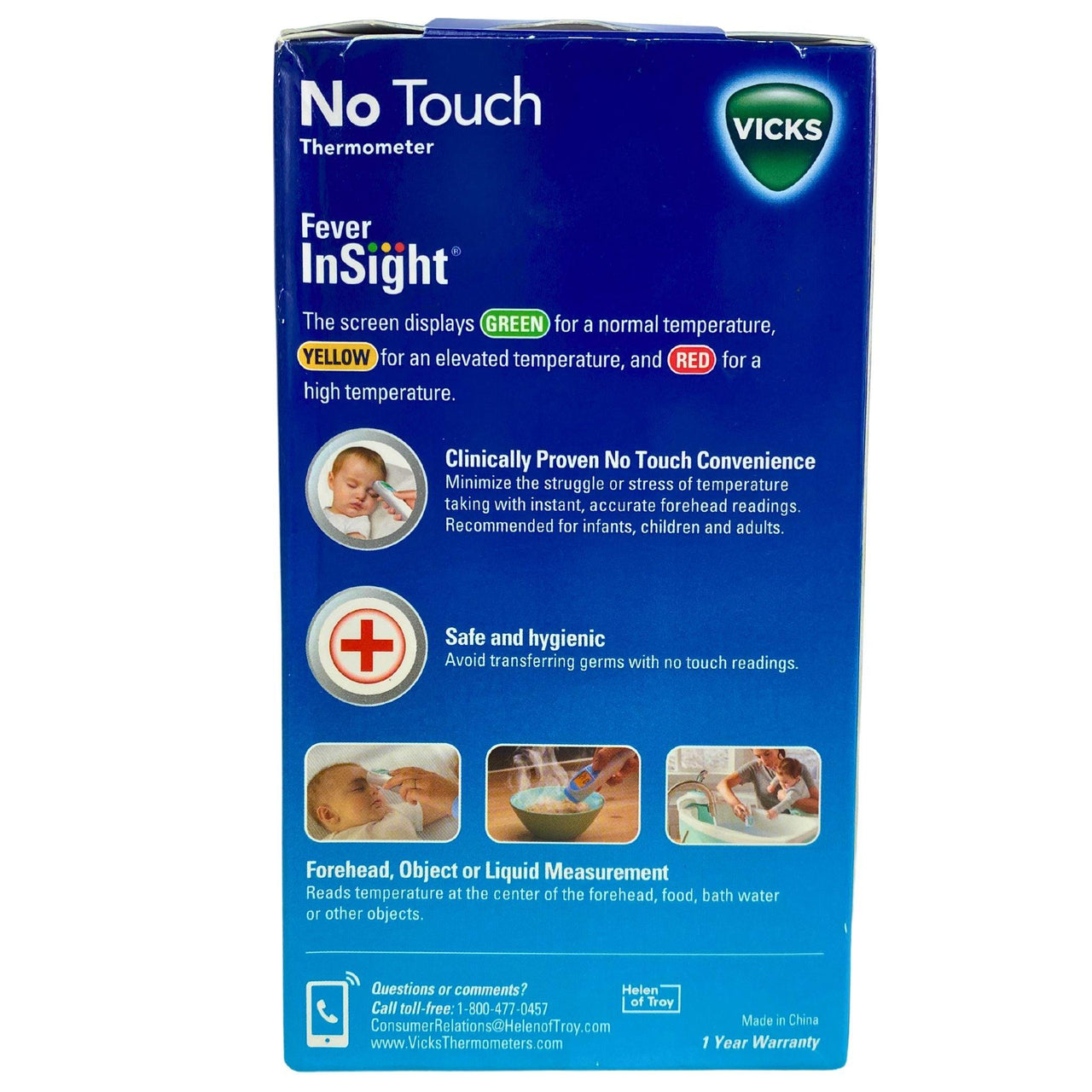 Vicks New! No Touch 3-in-1 Thermometer (50 Pcs Lot) - Discount Wholesalers Inc