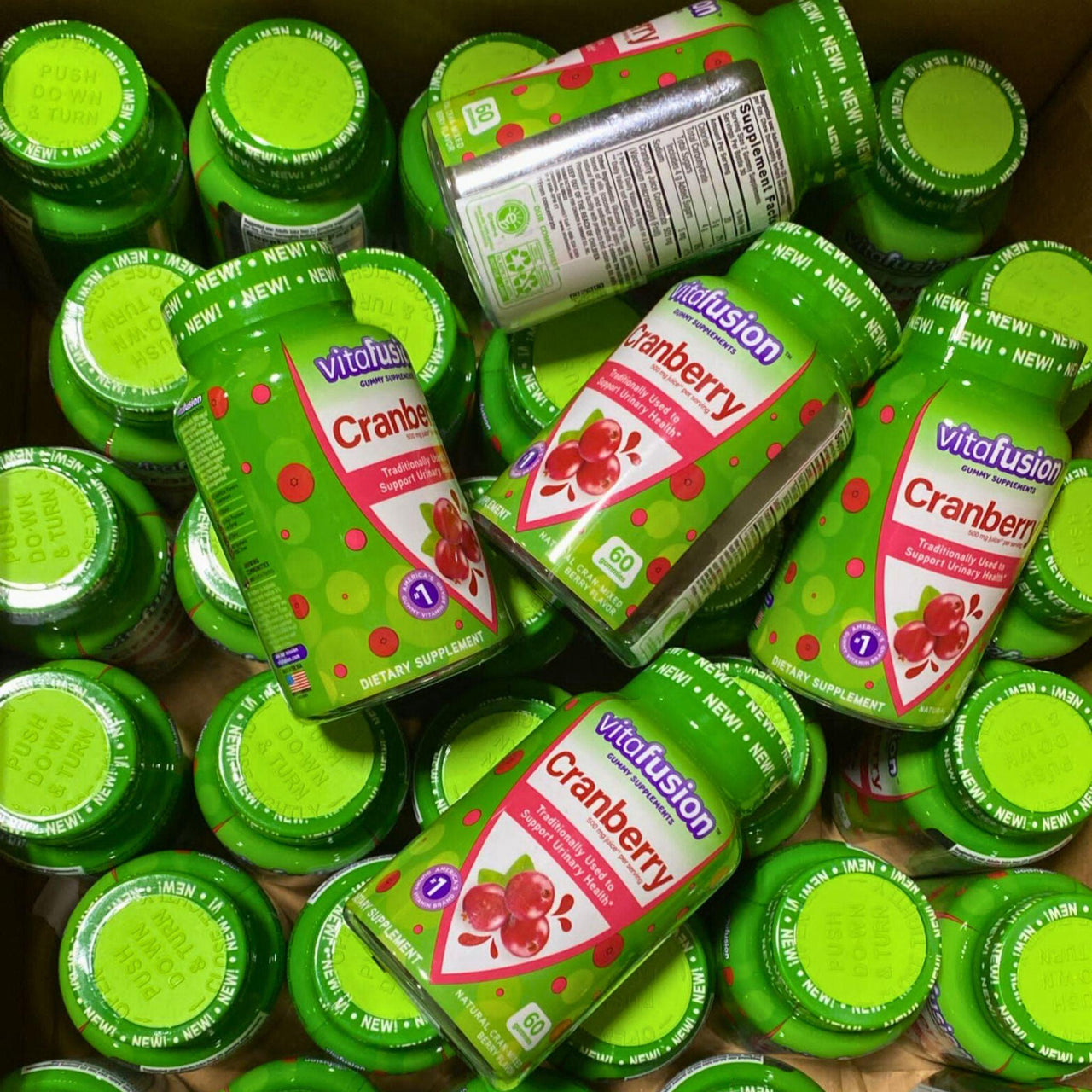 Vitafusion Cranberry 500mg Juice (40 Pcs Lot) - Discount Wholesalers Inc