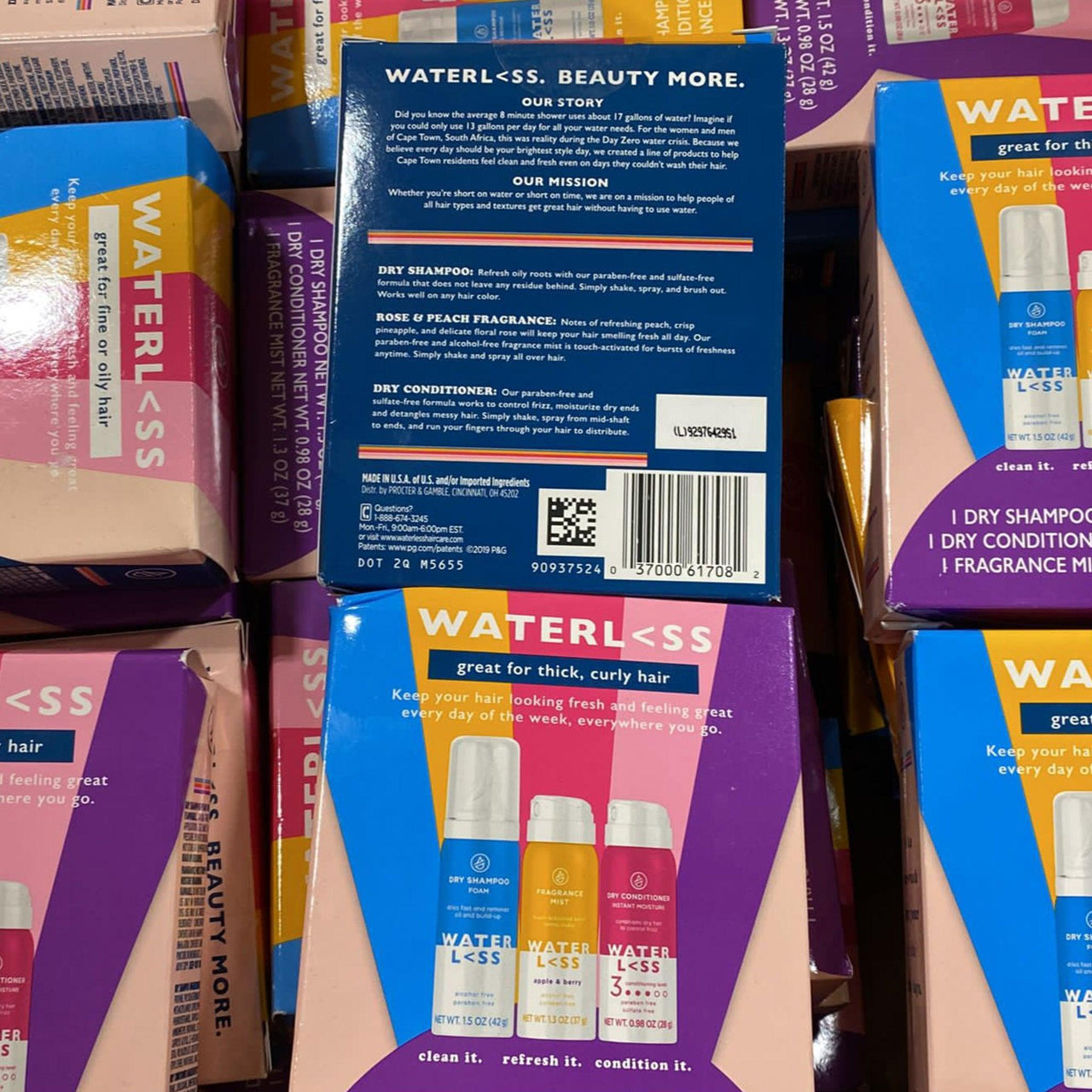 Waterless Hair Care Mix (50 Pcs Box) - Discount Wholesalers Inc