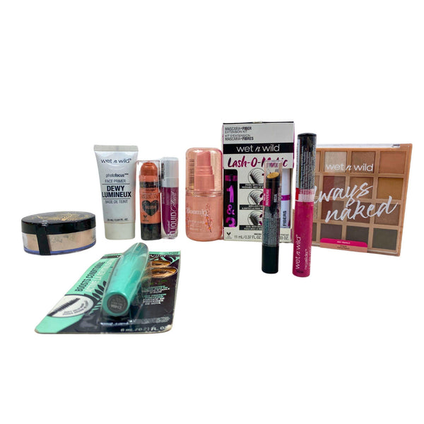 Wet'N'Wild Makeup Mix Assorted Products (50 Pcs Lot) - Discount Wholesalers Inc