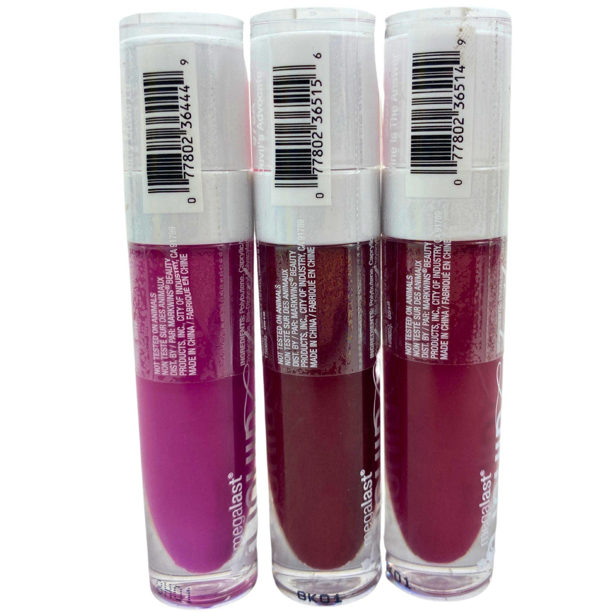 Wet n Wild Megalast Liquid Catsuit High-Shine Lipstick 0.20oz Assorted Mix (60 Pcs Lot) - Discount Wholesalers Inc