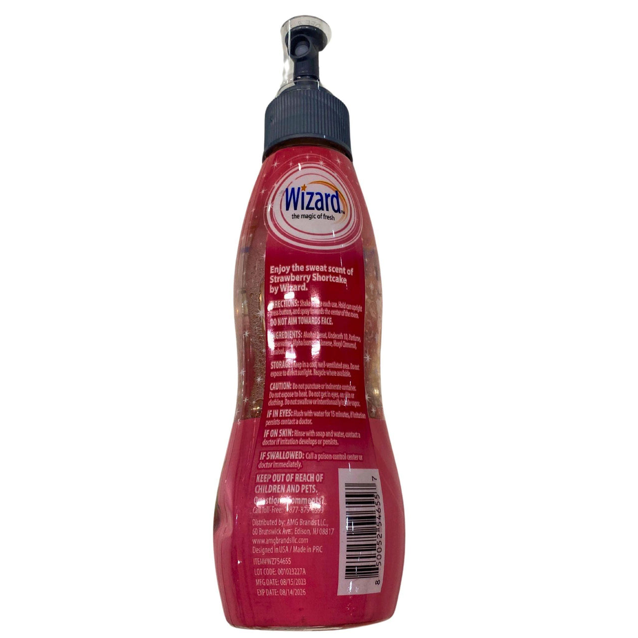 Wizard Room Mist strawberry shortcake Air Freshener Spray 8oz Each (60 Pcs Lot) - Discount Wholesalers Inc