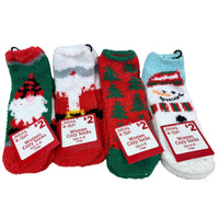 Thumbnail for Women Cozy Socks Size 4-10 Assorted (120 Pcs Lot) - Discount Wholesalers Inc
