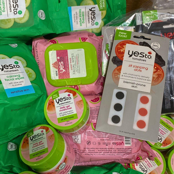 YES To Mix - May Include Facial Wipes , Mask , Moisturizer & Zip Zapping Dots (40 Pcs Lot) - Discount Wholesalers Inc
