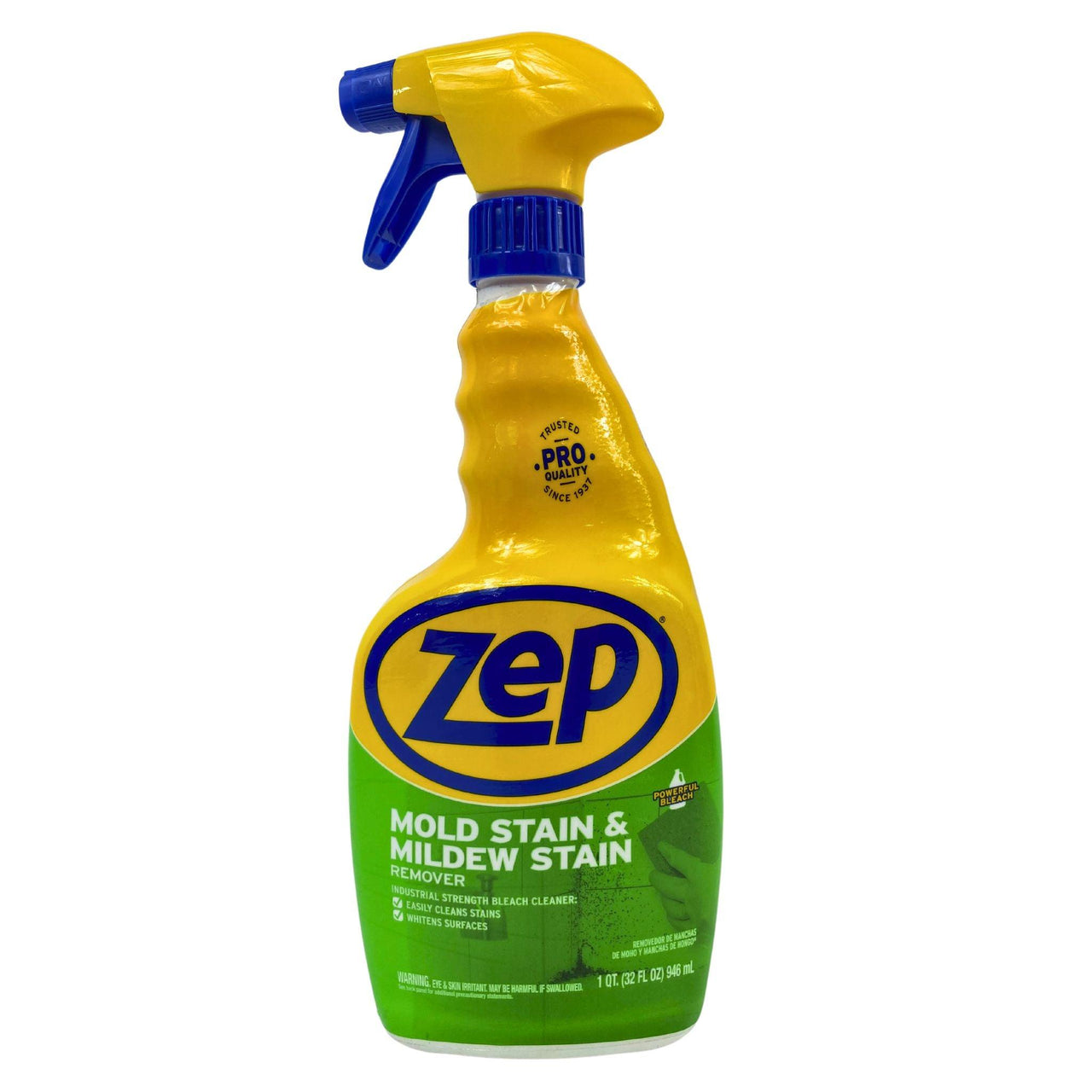 Zep Mold Stain & Mildew Stain Remover Industrial 32OZ (48 Pcs Lot) - Discount Wholesalers Inc