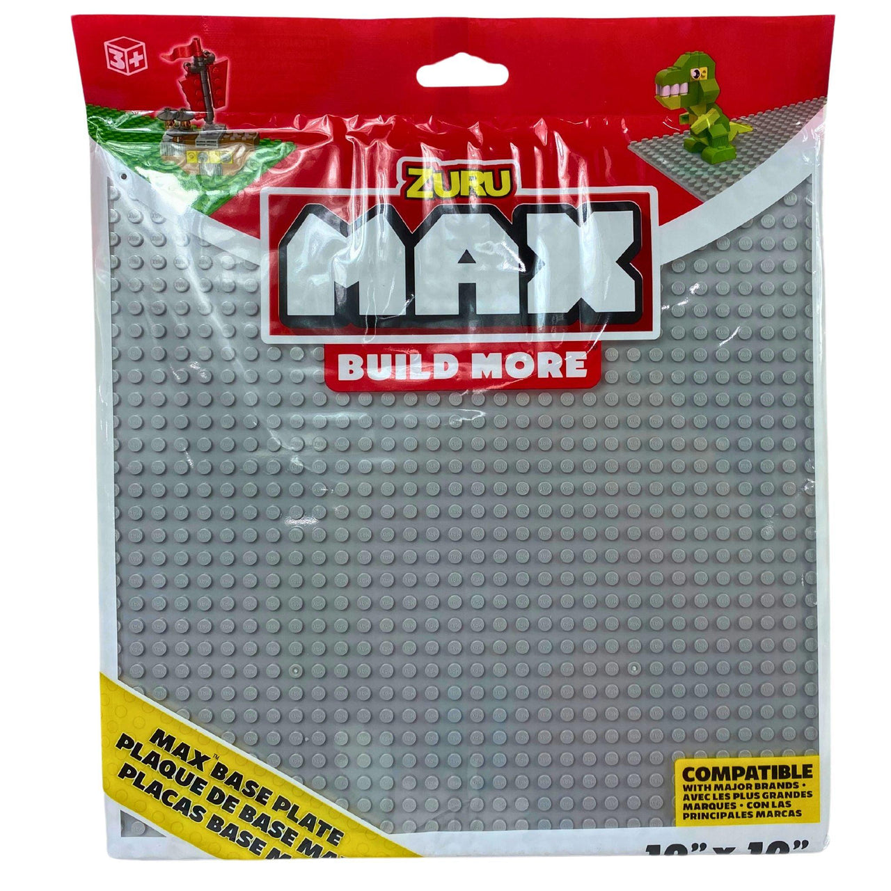 Zuru Max Build More Max Base Plate 10"x10" (24 Pcs Lot) - Discount Wholesalers Inc
