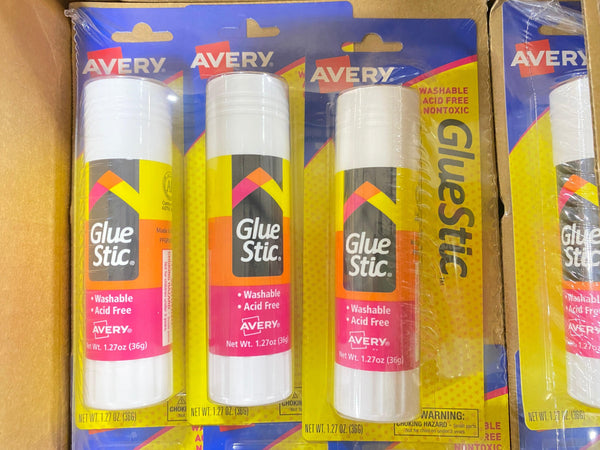 Avery Glue Sticks - Wholesale (72 Pcs Box) - Discount Wholesalers Inc