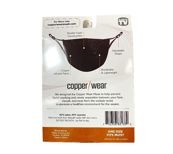 Copper Wear Mask - Wholesale (50 Pcs Lot) - Discount Wholesalers Inc