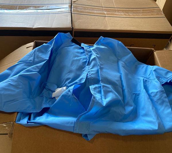 Hospital Scrubs Gown - Wholesale (48 Pcs Box) - Discount Wholesalers Inc