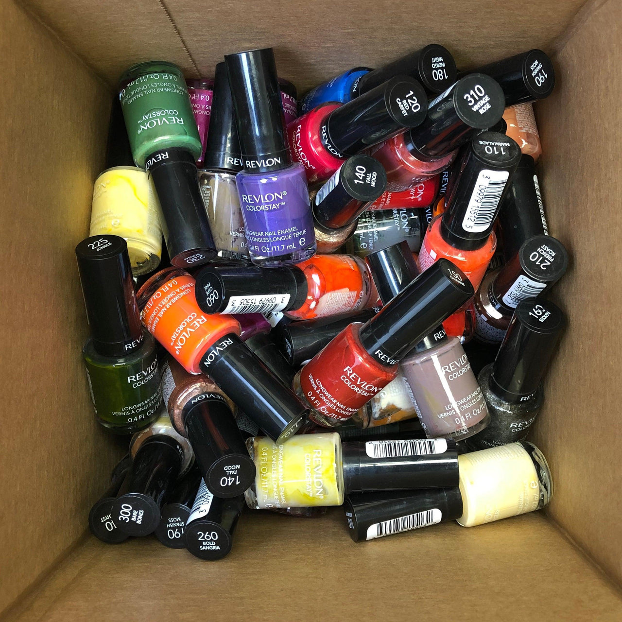 Revlon Colorstay Nail Polish, Assorted Colors (50 Pcs Box) - Discount Wholesalers Inc