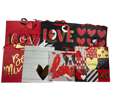 Valentine Gift Bags - 125 cases (3000 Pcs Pallet) - Discount Wholesalers Inc